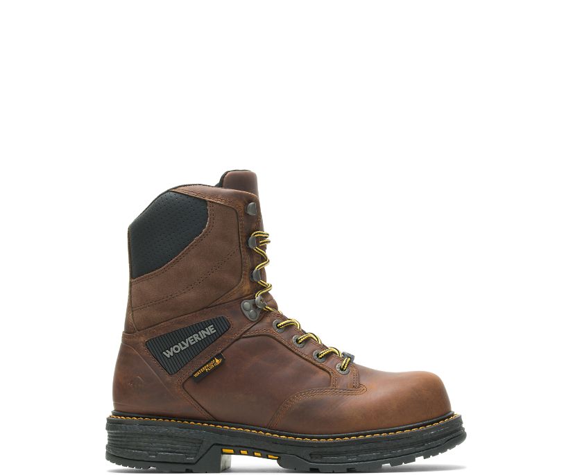 Bottes de Travail Wolverine Hellcat UltraSpring CarbonMAX 8" Homme - Marron Foncé (XWE468590)